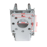 Iron Fixed Mount Bracket Fixture Holder 1PC Universal Antenna Clamp Adjustable Angle Holding Pole Clip Hoop