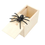 2Pcs Prank Box Handcrafted Wooden Spider Money Surprise In A Box, Pranks Stuff Toys Set Kit For Adults And Kids