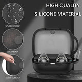Headphone Protective Silicone Earbuds Case Cover with Carabiner for Soundcore C30i Shockproof