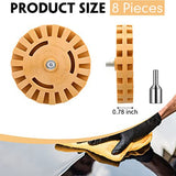 Top-8 Pack Wheel Car Decal And Sticker Remover 4 Inch Adhesive Removal Tool With Bit Adapter