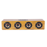 Portable Electric Bass Audio Amplifier S6 Bluetooth Wood Speaker U Disk Tf Card High Power Wireless Portable Bluetooth Speaker