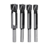 4 Pcs/Set Tenon Dowel Cutter Maker Tapered Snug Plug Cutters 8Mm 10Mm 12Mm 15Mm Cork Drill