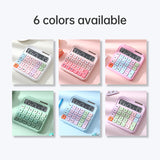 Desktop Calculator 12 Digit Large LCD Display Big Button Calculators Solar Power and Battery Operated Suitable for Office