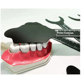 6Pcs Dental Photo Contrast Background Board Autoclavable Oral Cheek Plate Intraoral Photographic Mirror Palatal Black Contraster