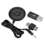 Receiver Hands-Free Call Listen to FM Bluetooth 5.0 Transmitter AUX Center Console Car Play Mp3
