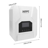 MPPT Solar Charge Controller 40A Aluminium Alloy Solar Panel Regulator for Outdoor Power Station