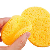 Compressed Natural Puff Cellulose Cleansing Sponge Makeup Remover Cotton Face Brush Skin Care Tool Home Portable 100PCS