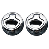 2PCS 10PCS Marine Locking Small Size Boat Flush Pull Hatch Slam Latch For RV Yacht Camper Deck Zinc Alloy Locker