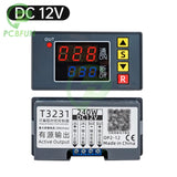 AC 110V 220V 12V T3231 Digital LED Display Cycle Timer Control Adjustable Timing Relay Time Delay Switch