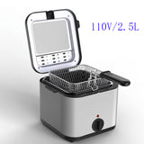110V/220V 1000W Electric Fryer less French Fries Chicken Frying Grill Multi-function Household Commercial Hot Pot Oven