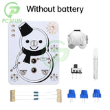 Robot/snowman Electronics Beginner Learning Welding Fun DIY Kit LED Light Emitting Tube Module