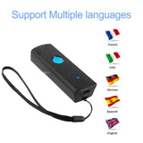 Holyhah M3 Mini Portable 1D 2D Bluetooth Barcode Scanner 2.4G Wireless QR Code Screen Image Reader for PDF417 Data Matrix