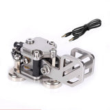 Mini Morse Key Double Paddle Code Keyer in Aluminium Alloy for Practise Beginner CW Telegraph Shortwave Radio