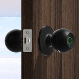 Fingerprint For Bedroom Smart Biometric Door Knob Lock with App Control for Bedrooms Cloakroom Apartments Offices