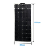 600W/300W Solar Panel Kit - 18V Flexible Solar Cell with 60A Controller Battery Charger for Outdoor Camping, Yacht, Motorhome, Car, RV, Boat