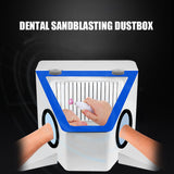 Dental Lab Clinic Collector Extractor Lapping Protector Sandblasting Dust Engraving Operation Box 110V/220V