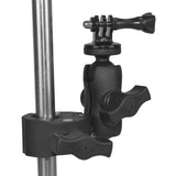 Super Clamp Action Camera Mount Monitor 360° Ballhead Camera Mount For Gopro Bike Motorcycle Sport Camera Accessories