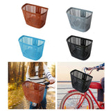 Bike Front Handlebar Storage Heavy Duty, Handwoven Basket,