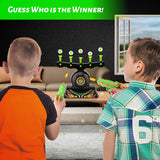 Luminous Electric Suspended Target Children's Shooting Compeon Soft Elastic Sponge Gun Set Outdoor Sports Toy Gift