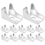 12pcs Cabinet Shelf Clips Shelf Support Clip File Cabinet Shelving Clamps Pilasters Shelf Clips