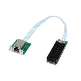 M.2 B+m Single-port 10gbe Rj45 Etet Adapter Aqc107 Indrial Grad