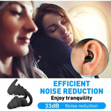 Portable Anti Silicone Earplugs Waterproof Swims Ear Plugs Sleep Diving Softs Comfort Canceling Noise Reduction Soundproof