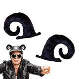 Safety Hat Headpiece Motorcycle Small Devil Horns Stylish Modification Accessories Multi-Purpose Bicycles