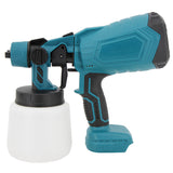 Spray Gun Cordless High Power Electric Paint Sprayer for Makitas 18V Battery 1L Charge Display