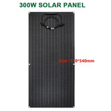 600W 18V Flexible Monocrystalline Solar Panel Kit - Complete System for Home, Car, Boat, RV, and Camper. 12V Battery Charger