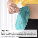 Colostomy 3pcs Bag Cover Washable Detachable Dust Proof Mixed Colors Protective Ostomy Pouch er