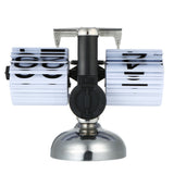 Small Scale Table Over Stainless Steel Flip Internal Gear Operated Quartz Clock with AutoPager, Chrome