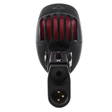 1 Piece Professional Classic Retro Dynamic Vocal Microphone Metal Swing Mic For Live Performance Karaoke