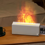 RGB Flame Aroma Diffuser Humidifier 320ML Essential Oils Humidifiers Aromatherapy Purifier Air for Bedroom Office Yoga