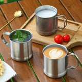 Essential Camping Water Cup, 300ml Collapsible, Frosted Surface for Slip Resistance Wear Resistance, Safe and Reliable.
