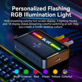 DAC NFC Bluetooth 5.3 Receiver Transmitter Digital to Analog Converter RGB Light USB 3.5MM AUX RCA Coaxial Optical Audio Adapter