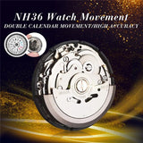 Automatic Mens Parts Mechanical NH36 Movement Watch Replace Accessories