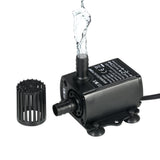 Decdeal Ultra-quiet Mini DC12V 10W Brushless Water Pump with 5.5*2.1mm Female Waterproof Submersible Fountain Aquarium