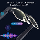 Outdoor Cycling Smart Bluetooth Glasses, Technology Directional Fully Open Audio Wireless Earphones, Multifunctional Sports Glasses Sunglasses