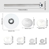 Inside for PVC Tool Adjustable Depth Gauge 6Pcs Saw Tooth Blades 3.15inch Guide Pipe Cutter Set