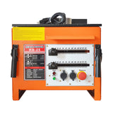 RB-25 Electric Hydraulic Bender Cutter W/ Foot Pedals 1700W 110V Speed 5-6S 6mm-25mm for Bending Rebar Steel Bar