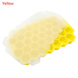Home Refrigerator Ice Cube Tray 37 Ice Tray Cube Mold Storage Containers Molds Kitchen Silicone Flexible Honeycomb Tray Mold