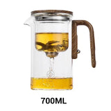 Water Separation With Wooden Handle Witchcraft Magical Glass Teapot Rubber Stopper And Strainer