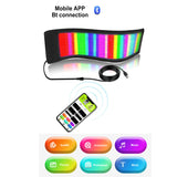 Fully New Bluetooth Name Badge DIY Programmable Scrolg Message Board Mini LED HD Text Digits Pattern AD Display