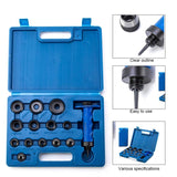 14Pcs Hollow Punch Set Belt Punching With Plastic Box DIY Leather Craft Household Tool 5Mm-35Mm