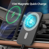 Universal Vent Magnetic Wireless Car for IPhone 14/13/12 Pro Max Mini Phone Holder Installation Charger
