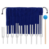 Hammer 174/ 285/ 396/ 417/ 528/ 639/ 741/ 852/ 963HZ Sound Heag Therapy Tool Tuning Fork Set