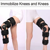 Adjustable Hinged ROM Knee Brace, Post Op Recovery Stabilization, ACL, MCL and PCL Injury, Orthopedic Support Immobilizer