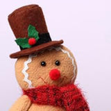 2PCS Man Toys Pillows Stuffed Christmas Gingerbread Plush Doll