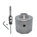 1 Set SDS PLUS 80Mm Concrete Hole Saw Wall Hollow Drill Bit 110Mm Cement Stone Wall Air Conditioner