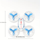Remote Control Drone With LED Light Altitude Fixed Quadcopter As Gifts Toys
